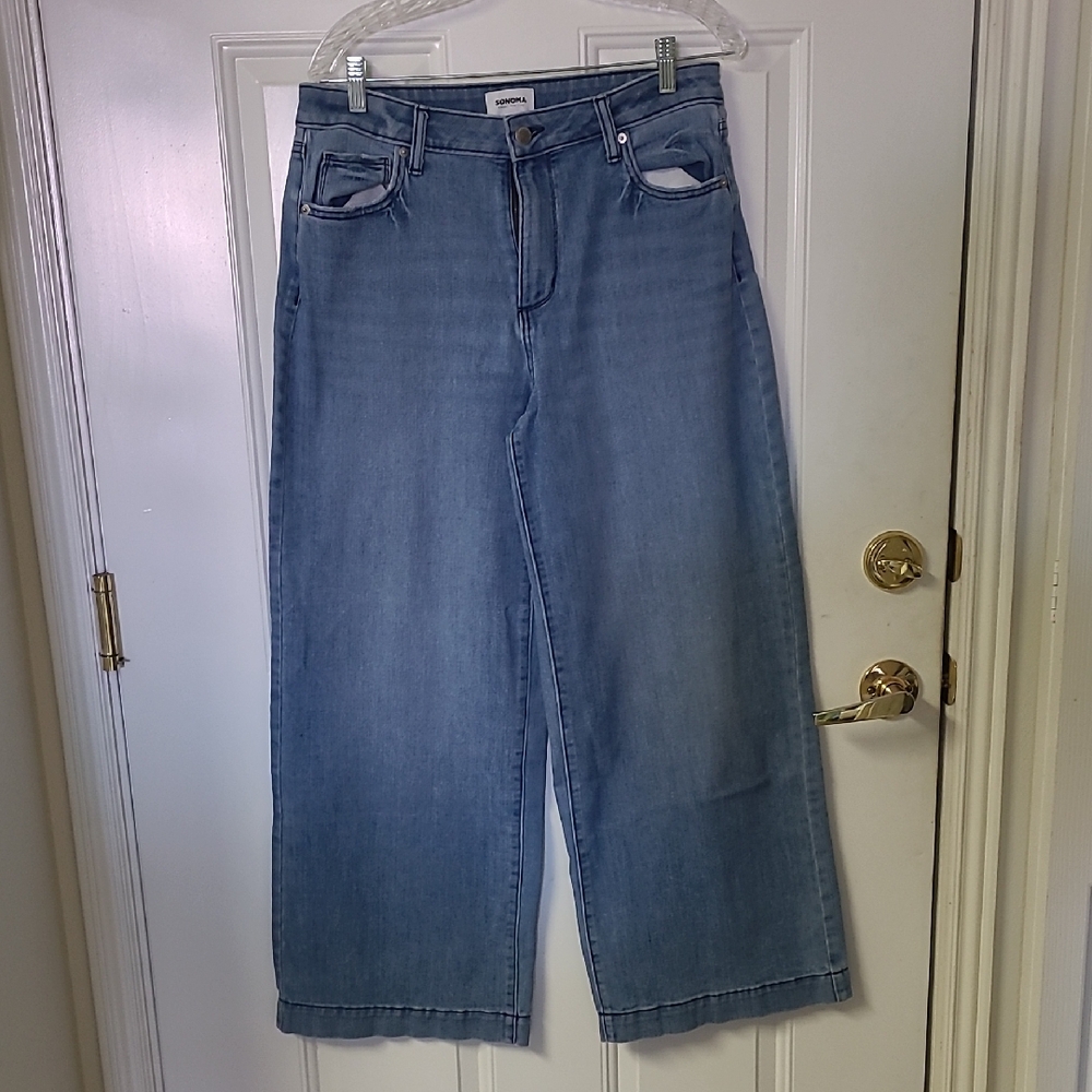 Sonoma Light Blue Wide Leg Jeans